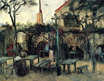  Gogh Art - Terrasse d’un café à Montmartre La Guinguette Vincent van Gogh